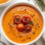 Creamy Roasted Garlic Tomato Soup Recipe