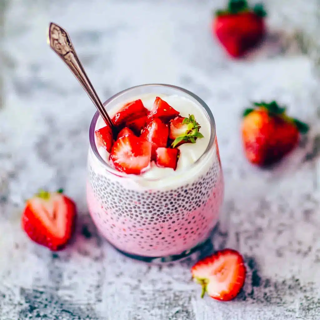 Strawberry Chia Seed Pudding Recipe - Recipe Image