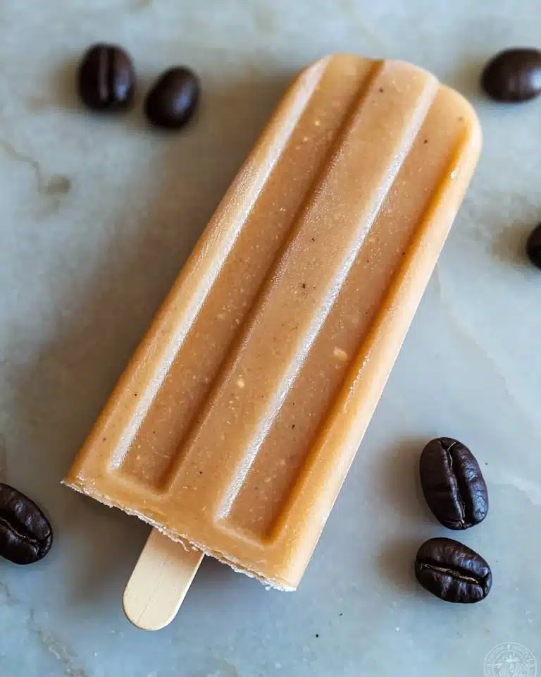 Creamy Paleo Coffee Popsicles Recipe