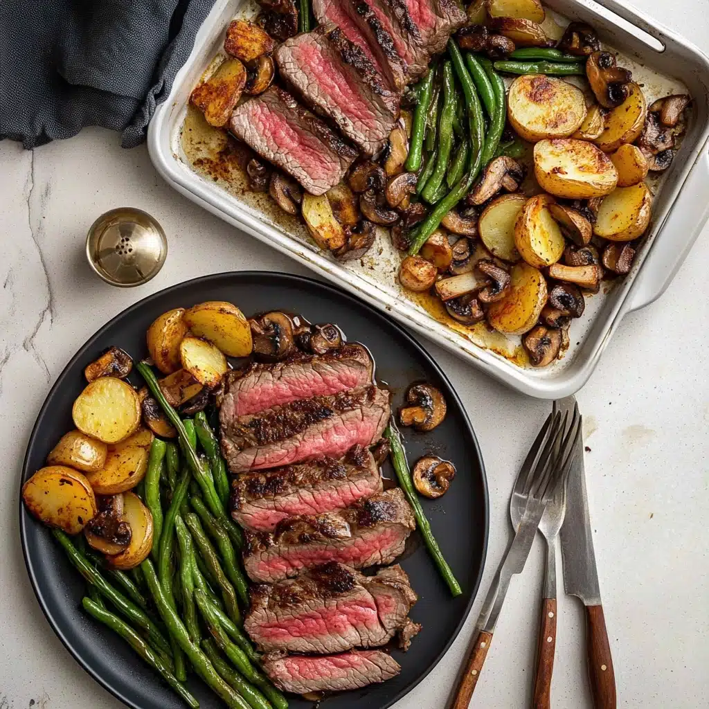 Sheet Pan Steak and Veggies Recipe - Recipe Image