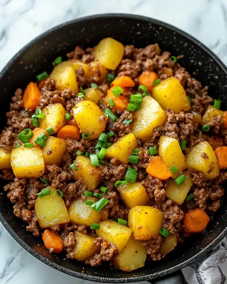 Ground Beef and Potato Skillet Recipe