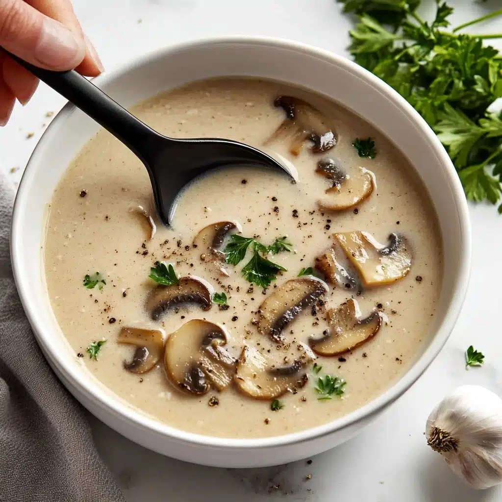 Creamy Mushroom Soup Recipe - Recipe Image