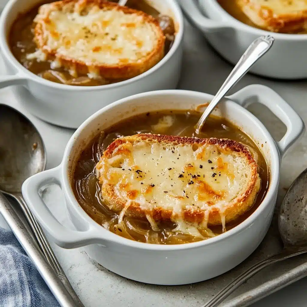 Rich and Simple French Onion Soup Recipe - Recipe Image