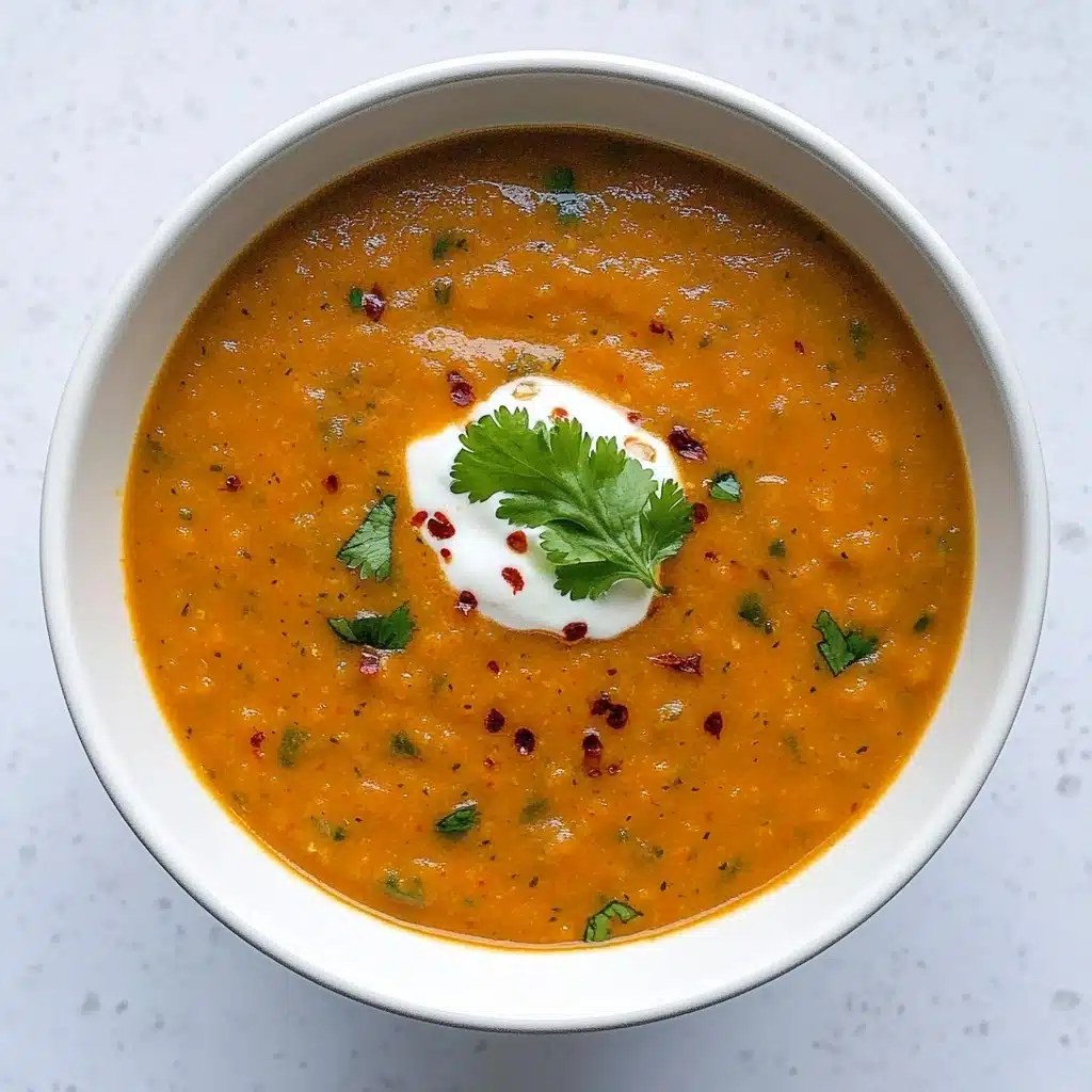 Spiced Carrot and Lentil Soup Recipe - Recipe Image