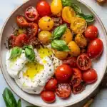 Marinated Cherry Tomatoes with Burrata Recipe