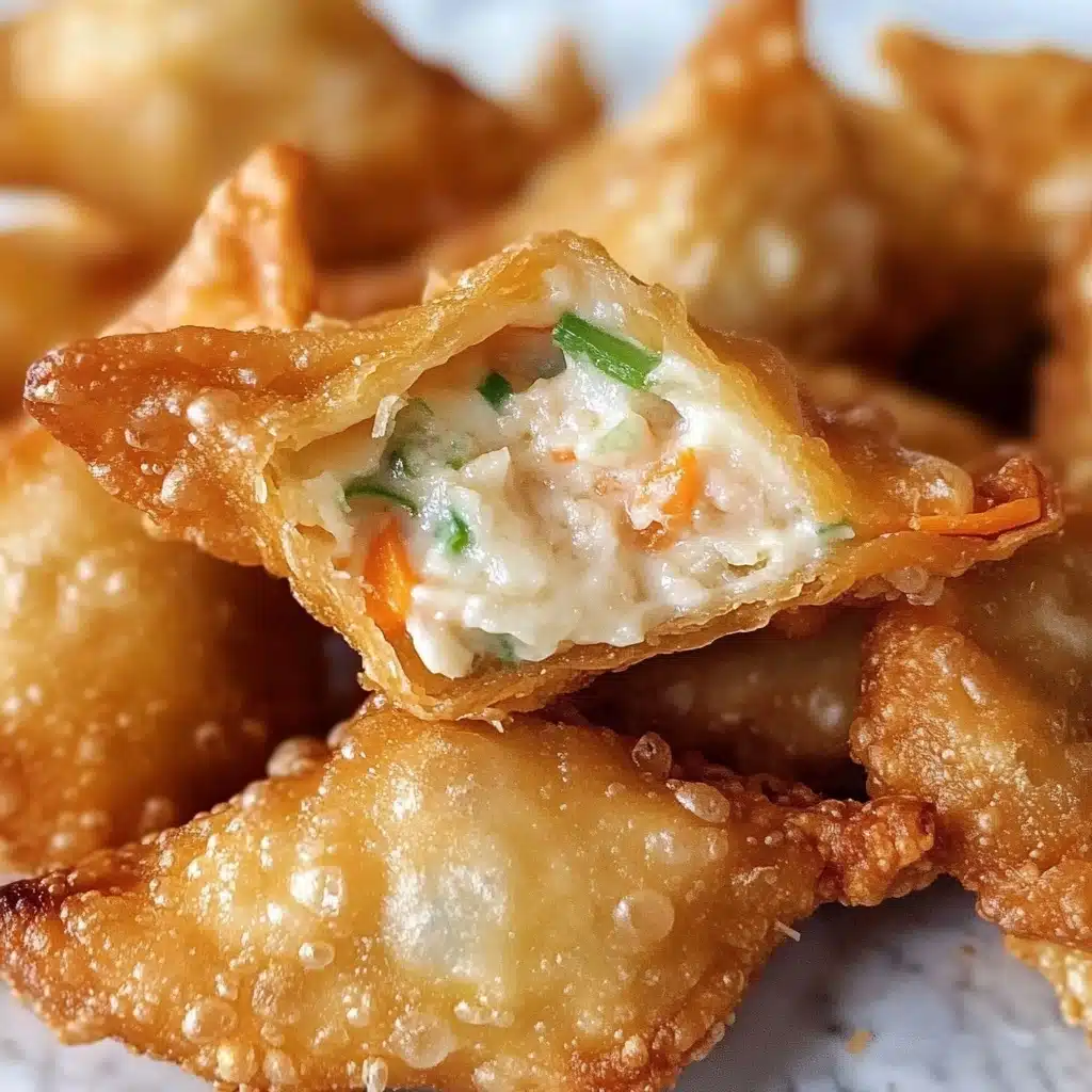 Crab Rangoon (Crab & Cream Cheese filled Wontons) Recipe - Recipe Image