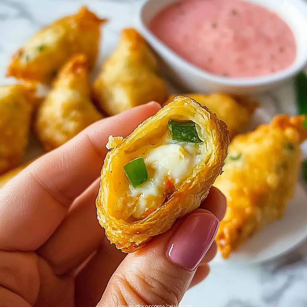 Crab Rangoon (Crab & Cream Cheese filled Wontons) Recipe - Recipe Image