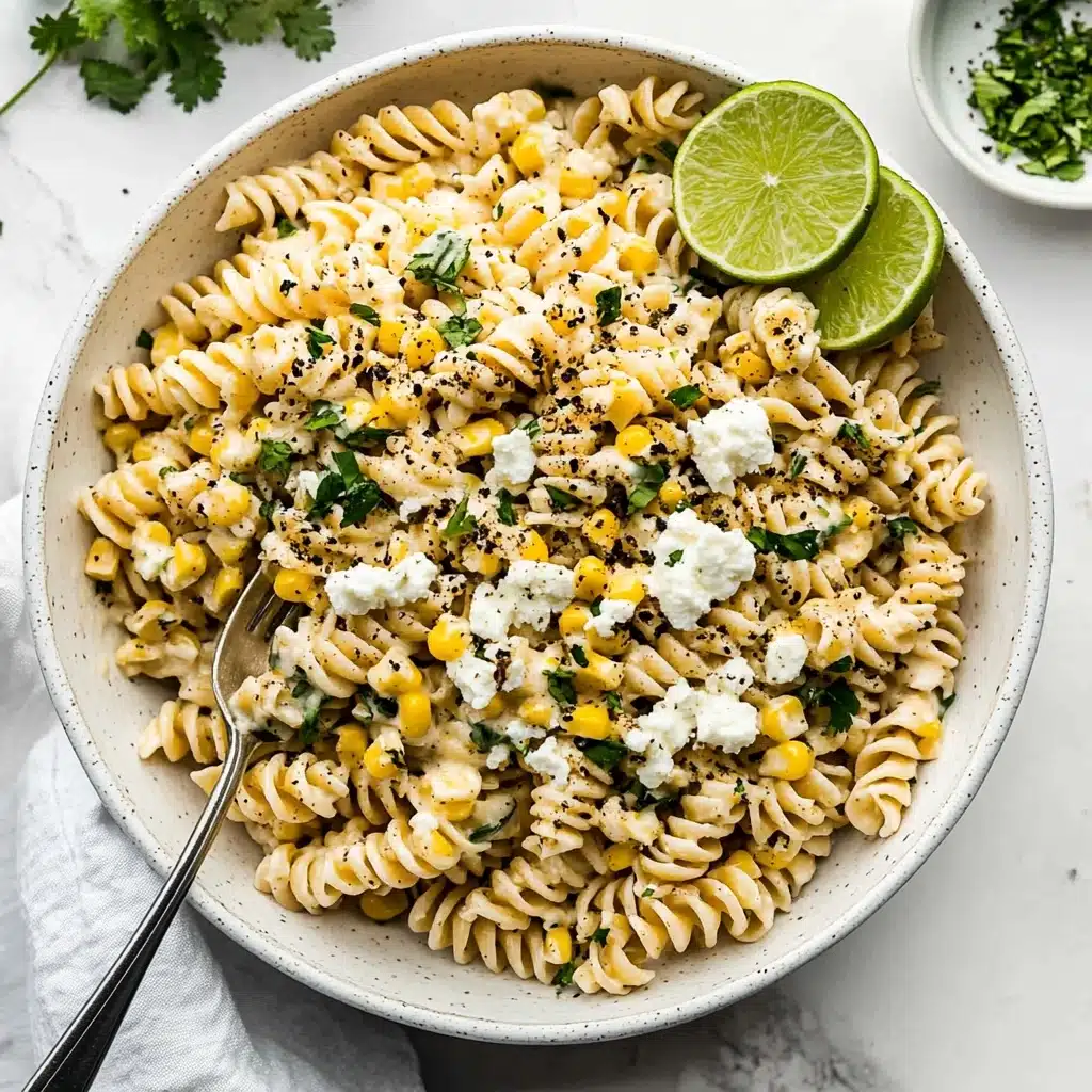 Mexican Street Corn Pasta Salad Recipe - Recipe Image