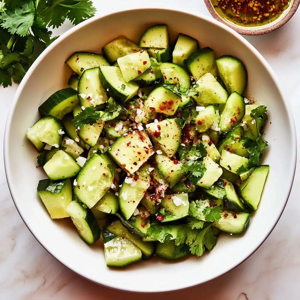 5-Minute Spicy Cucumber Salad Recipe - Recipe Image