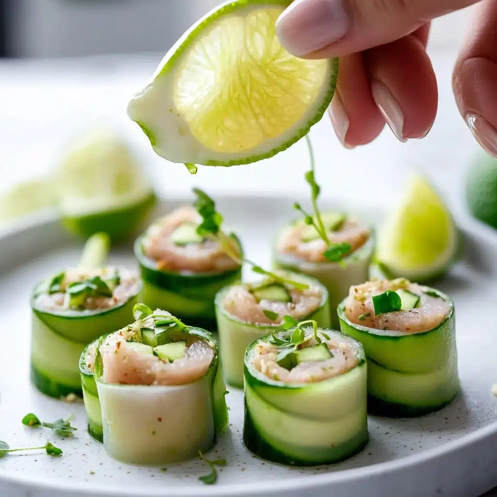 Cucumber Tuna Avocado Rolls Recipe - Recipe Image