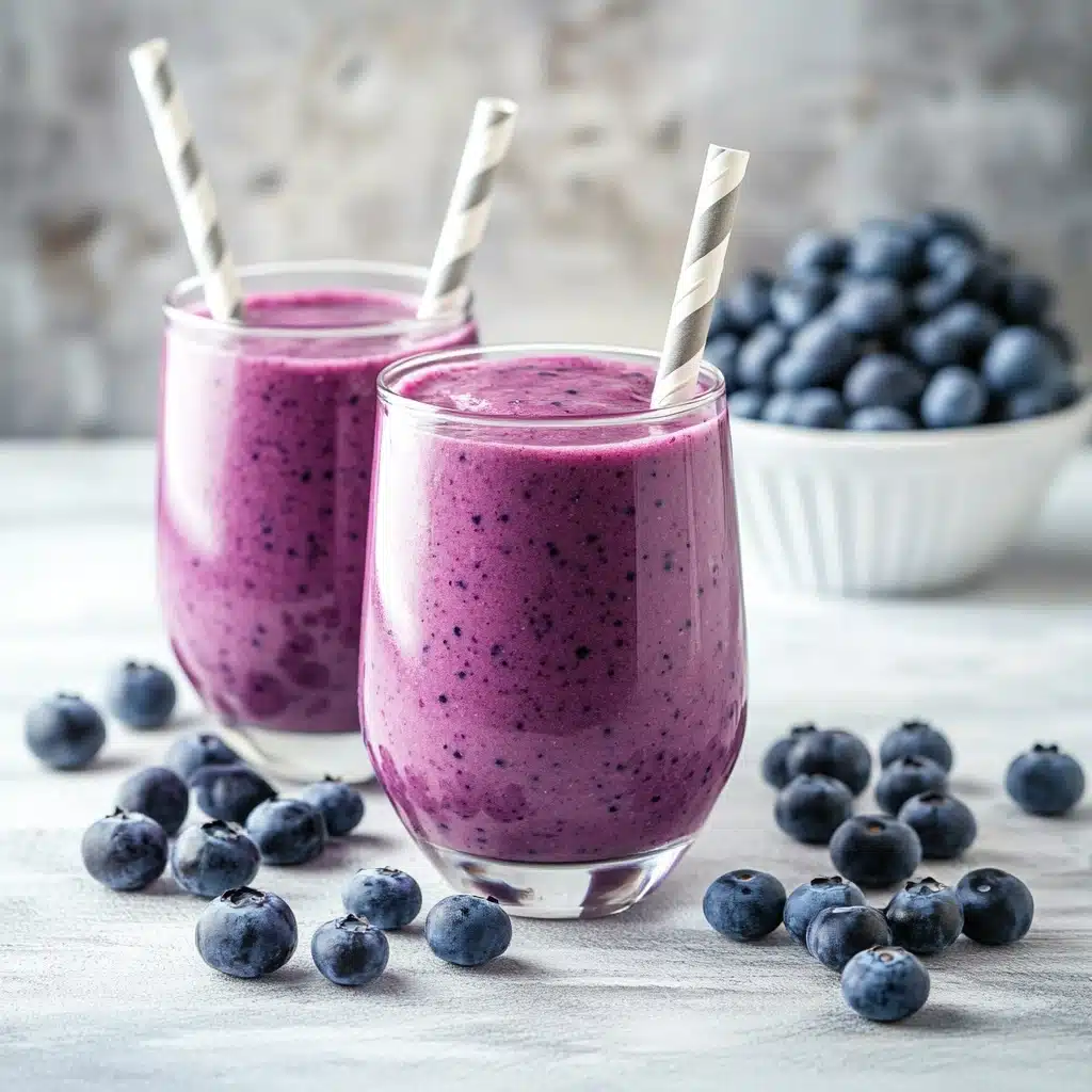 Blueberry Green Tea Smoothie Recipe - Recipe Image