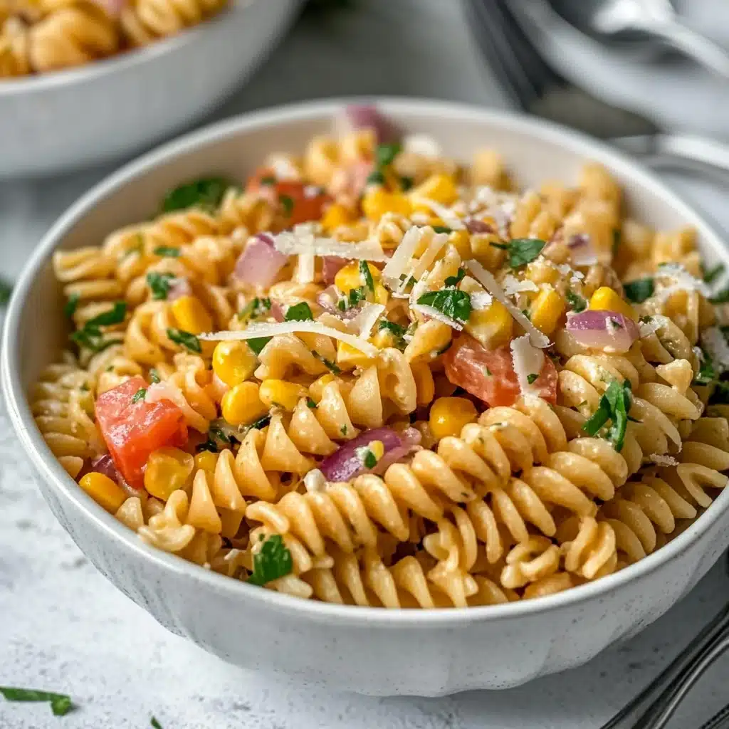 Esquites-Inspired Pasta Salad Recipe - Recipe Image