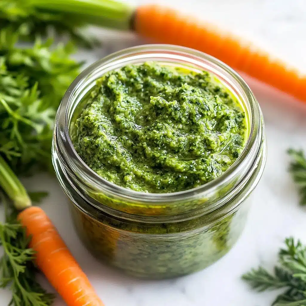 Carrot Top Pesto Recipe - Recipe Image