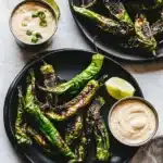 Blistered Shishito Peppers with Dipping Sauce Recipe