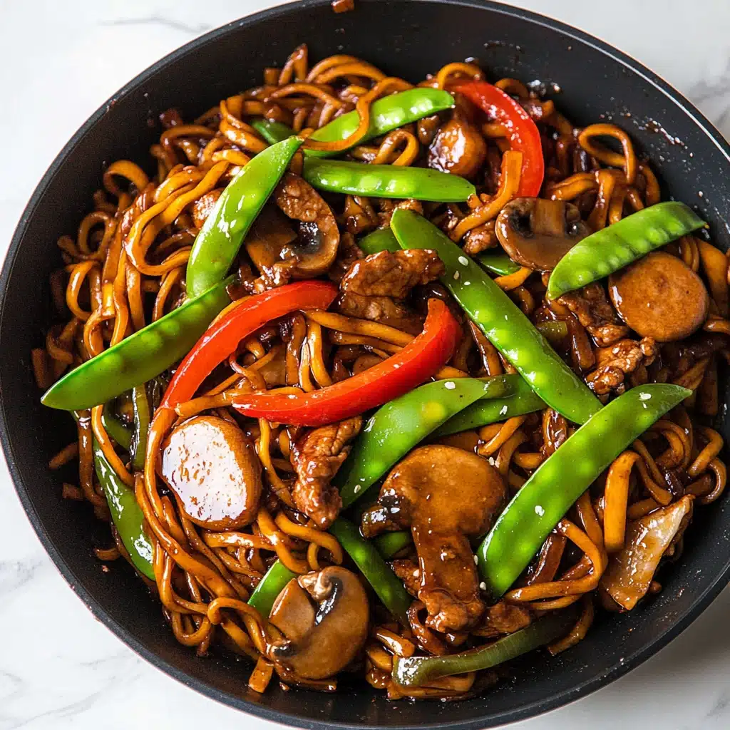 Delicious and Easy Chicken Noodle Stir Fry Recipe - Recipe Image