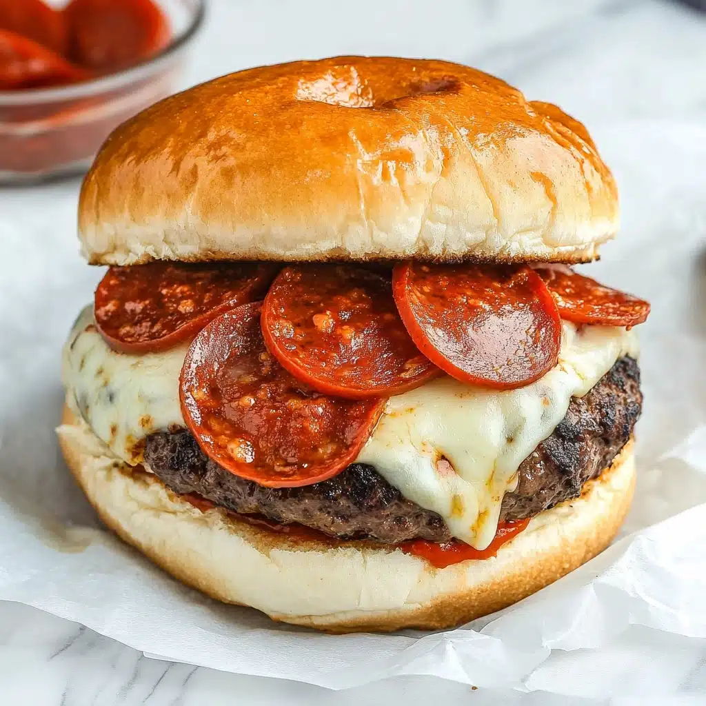 Pizza Burgers Recipe - Recipe Image