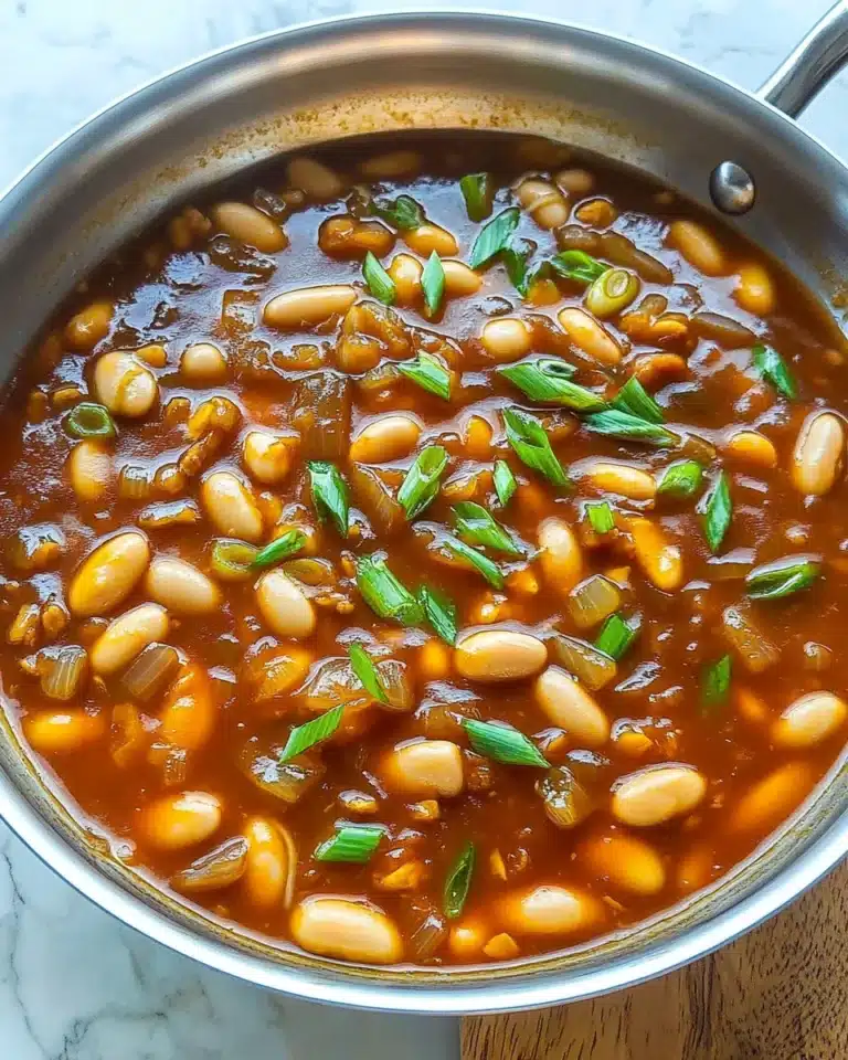 Caramelised Onion Butter Beans Recipe