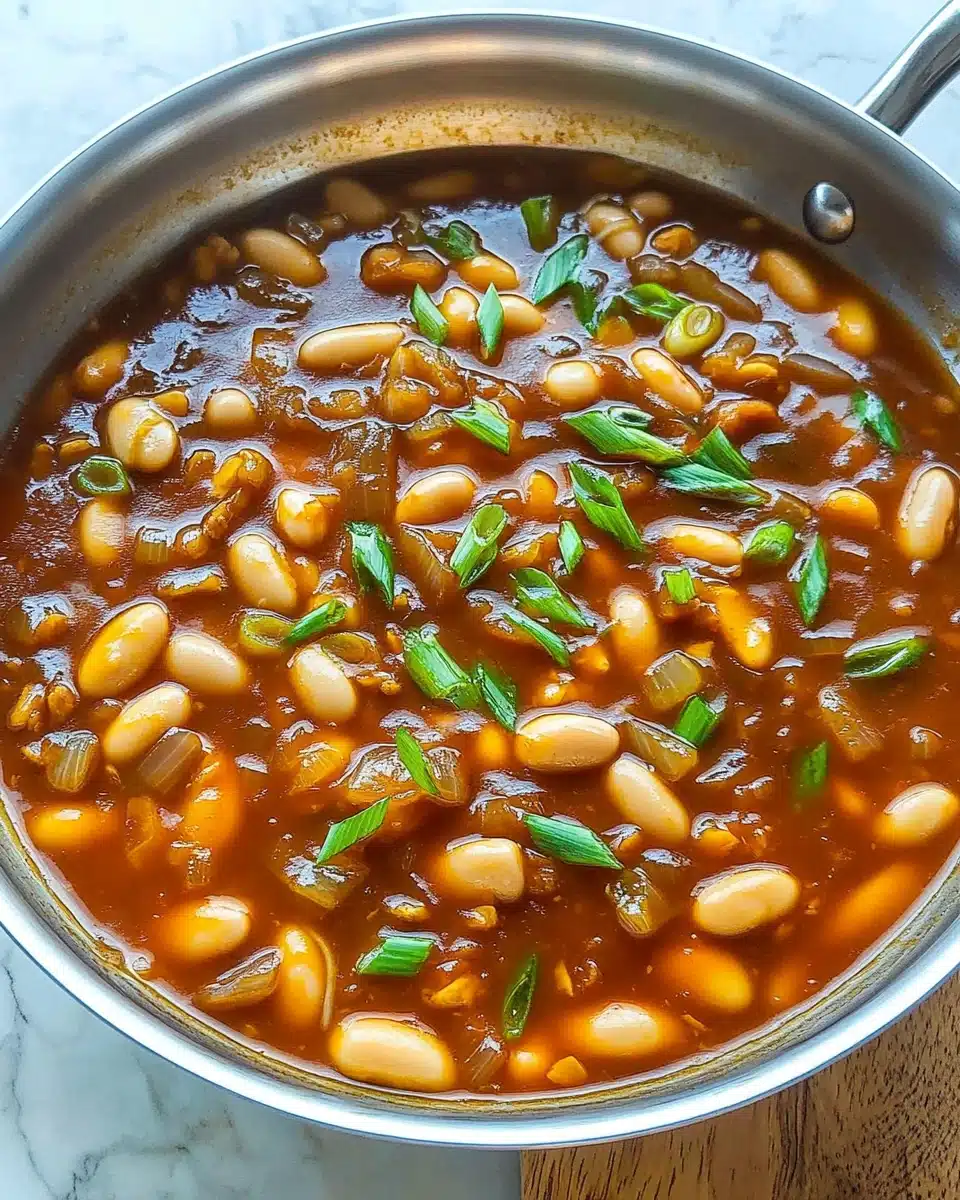 Caramelised Onion Butter Beans Recipe