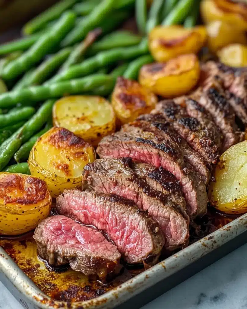 Sheet Pan Steak and Veggies Recipe