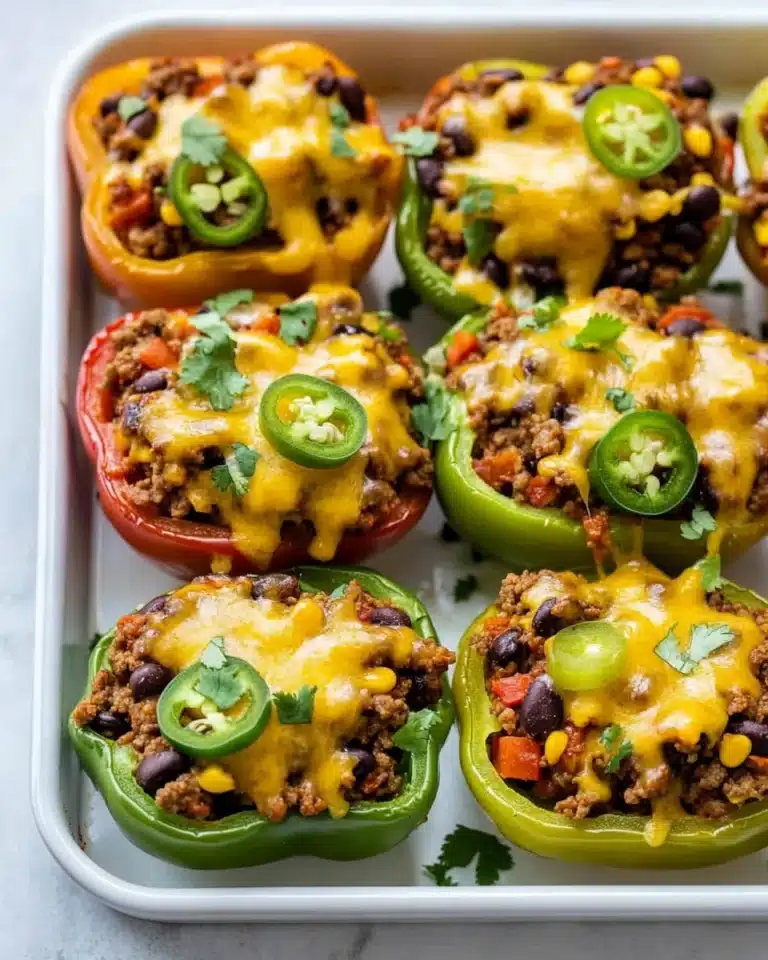Loaded Bell Pepper Nachos Recipe