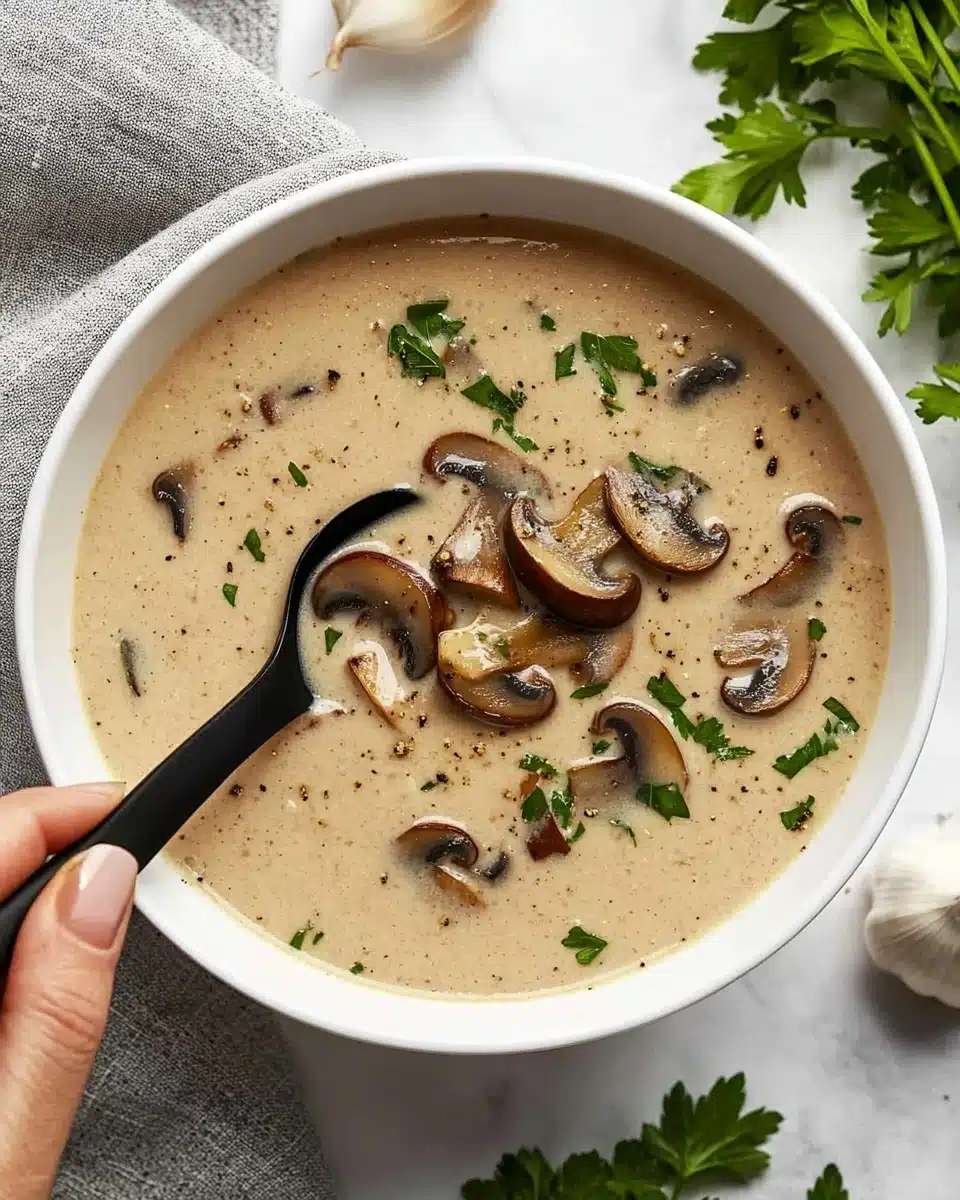 Creamy Mushroom Soup Recipe