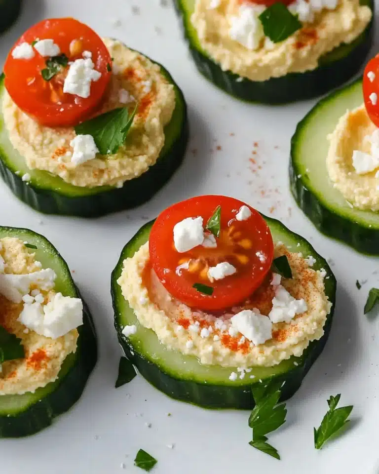 Mediterranean Cucumber Bites Recipe