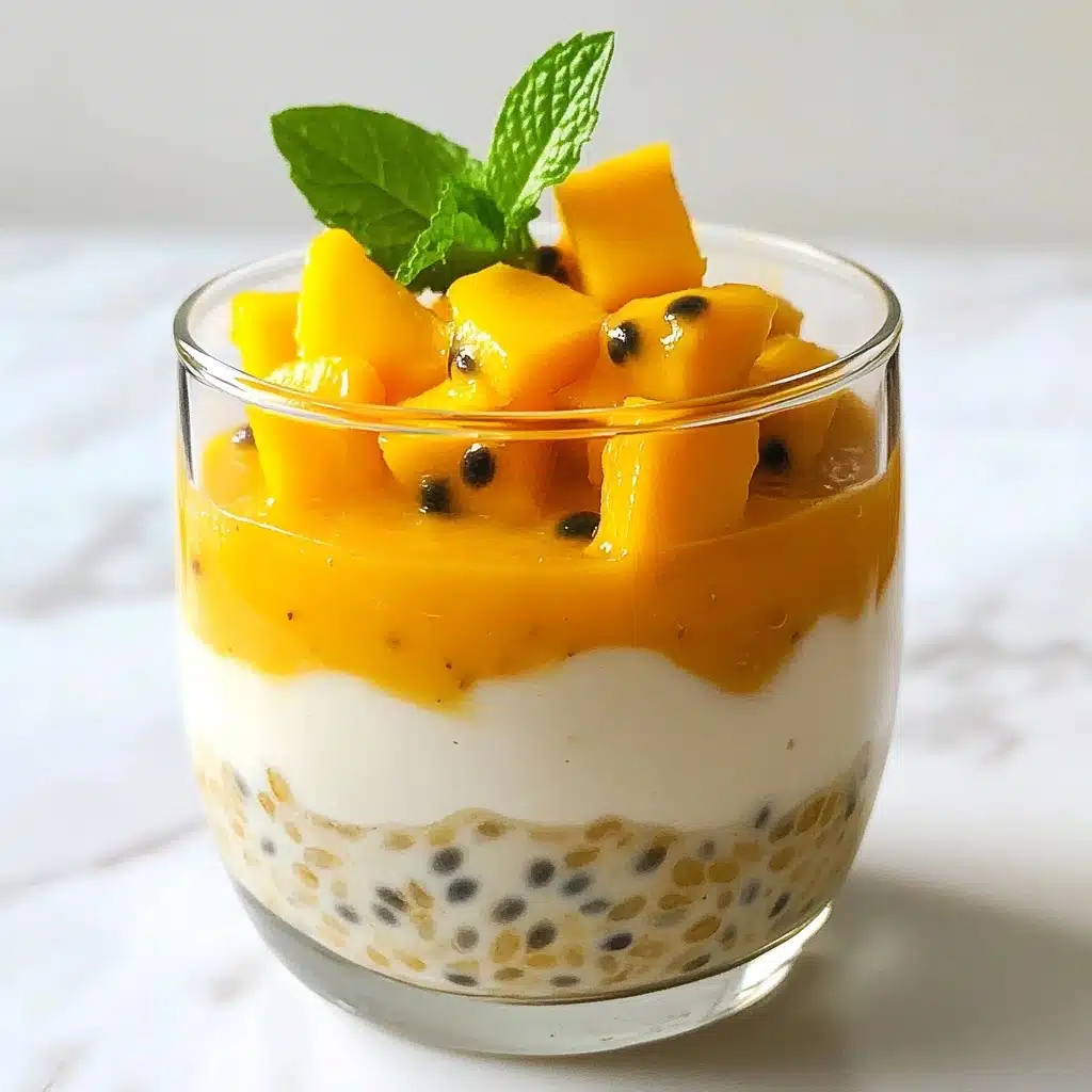 Mango Passionfruit Chia Pudding Recipe - Recipe Image
