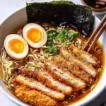 30 Minute Spicy Miso Chicken Katsu Ramen Recipe