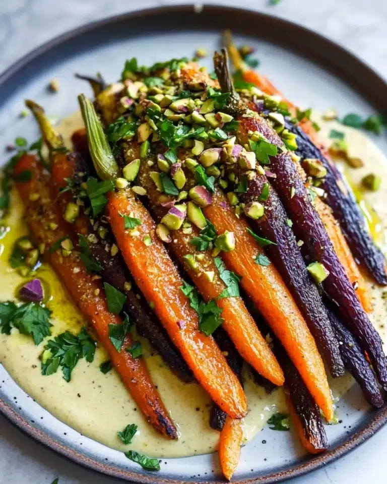 Roasted Carrots with Tahini Sauce Recipe