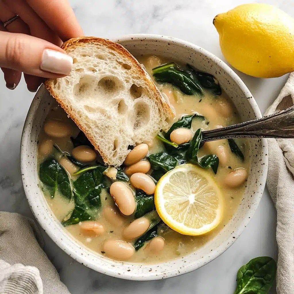Creamy Lemon Garlic Butter Beans Recipe - Recipe Image