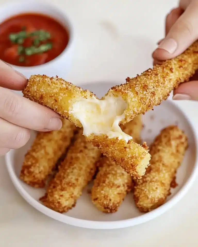 Air Fryer Mozzarella Sticks Recipe