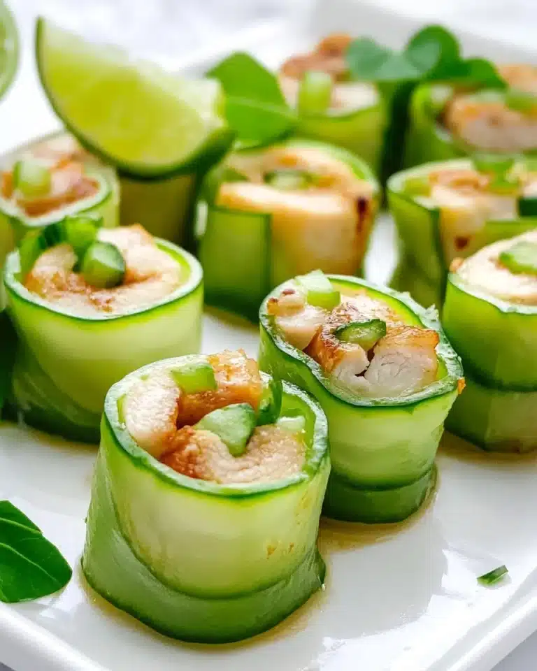 Cucumber Tuna Avocado Rolls Recipe