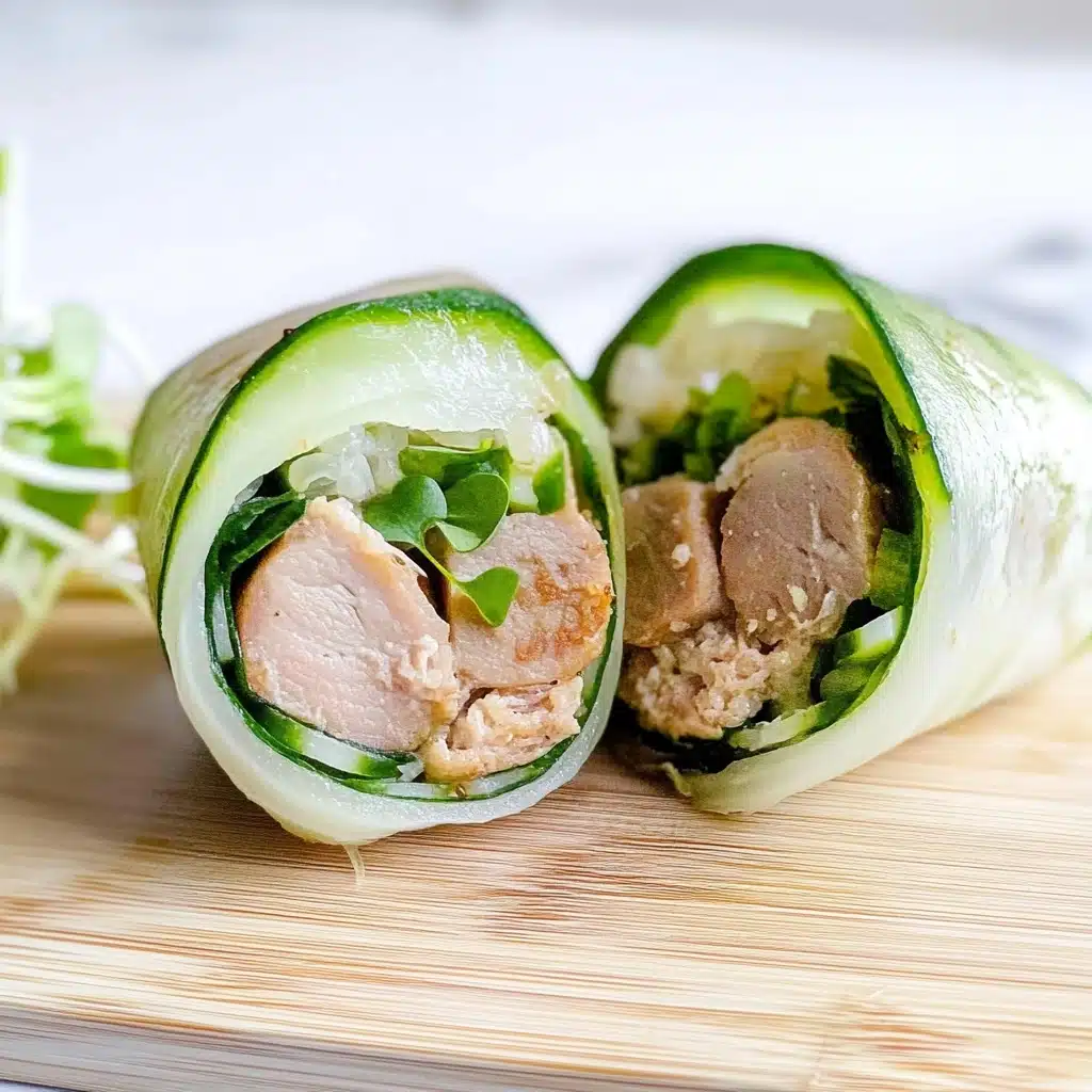 Cucumber Tuna Avocado Rolls Recipe - Recipe Image