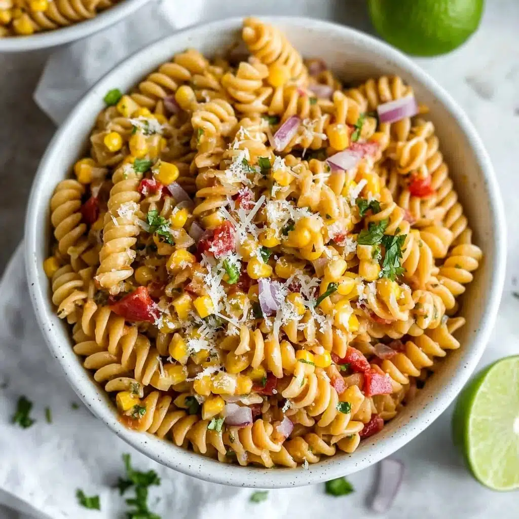 Esquites-Inspired Pasta Salad Recipe - Recipe Image