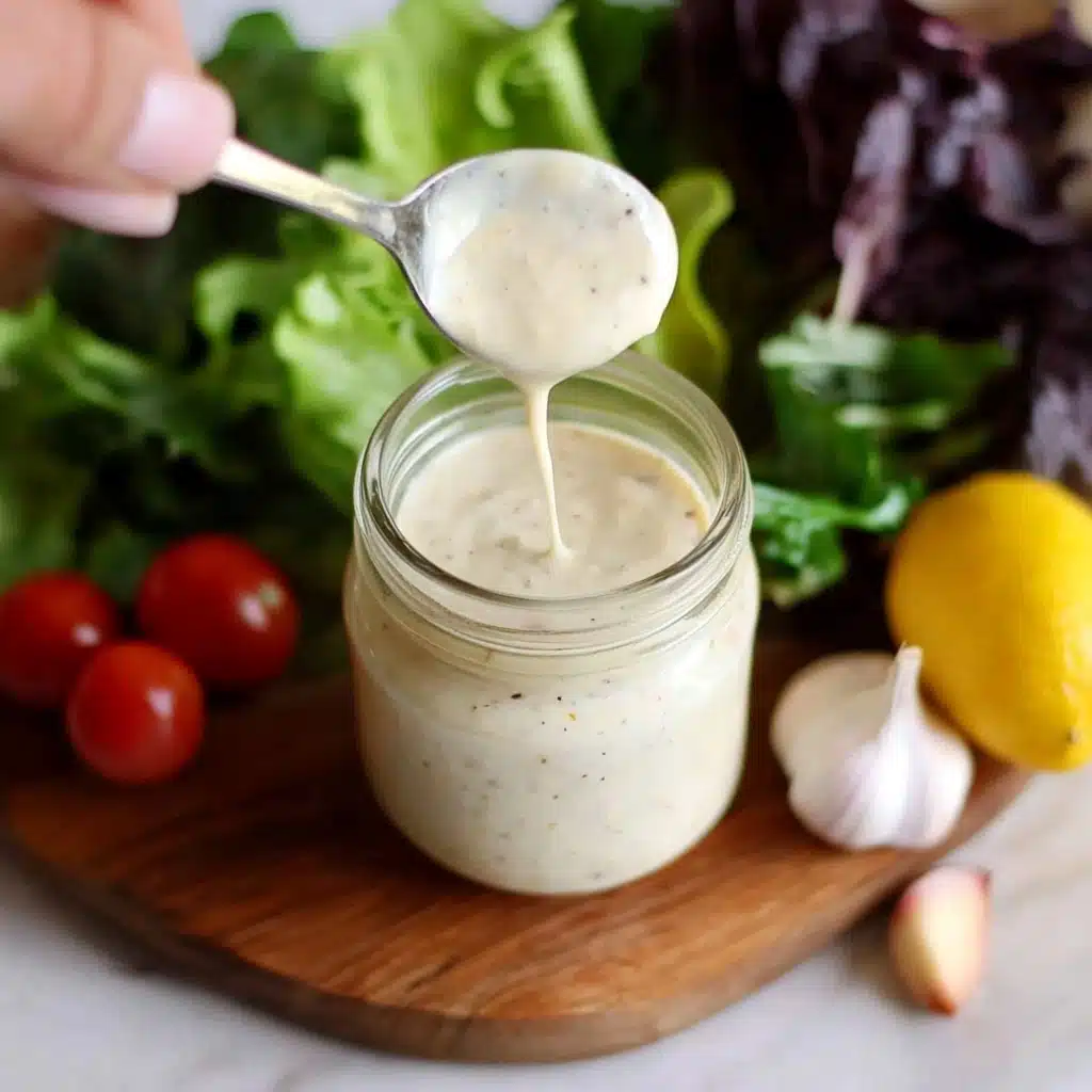 Creamy Parmesan Salad Dressing Recipe - Recipe Image
