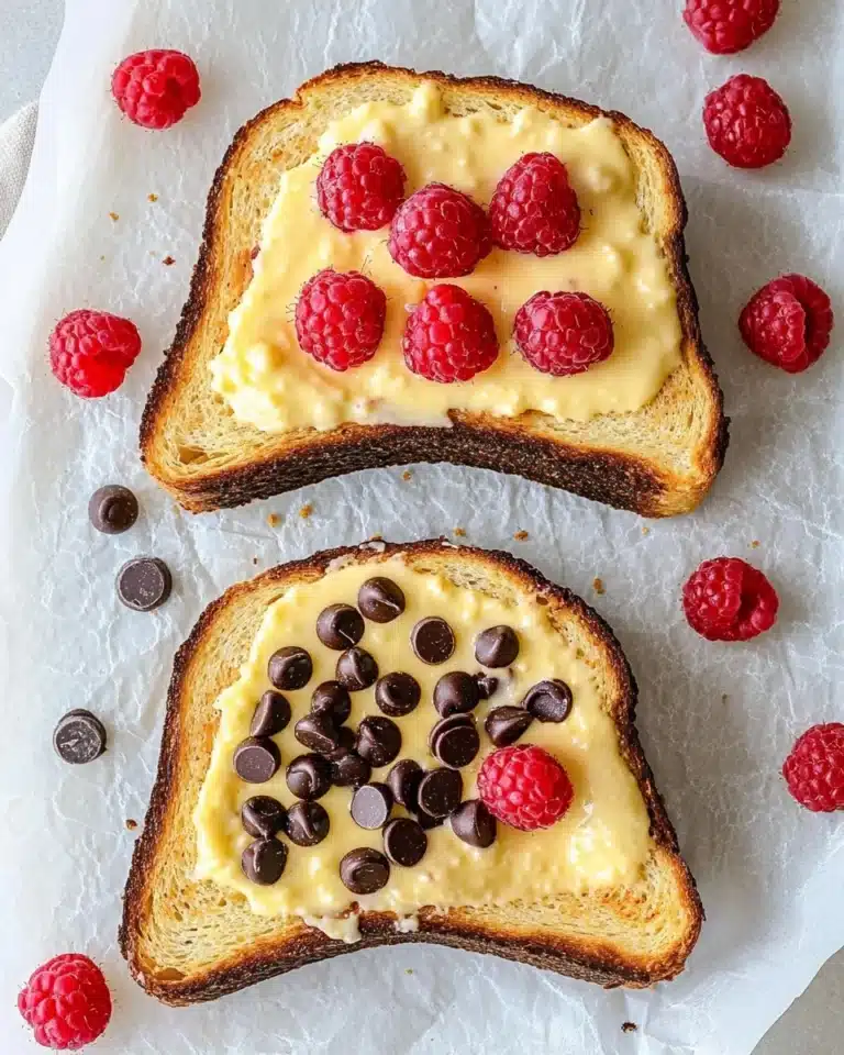 Custard Yogurt Toast (Viral Tiktok Recipe) Recipe