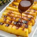Grilled Pineapple with Cinnamon Honey Drizzle Recipe