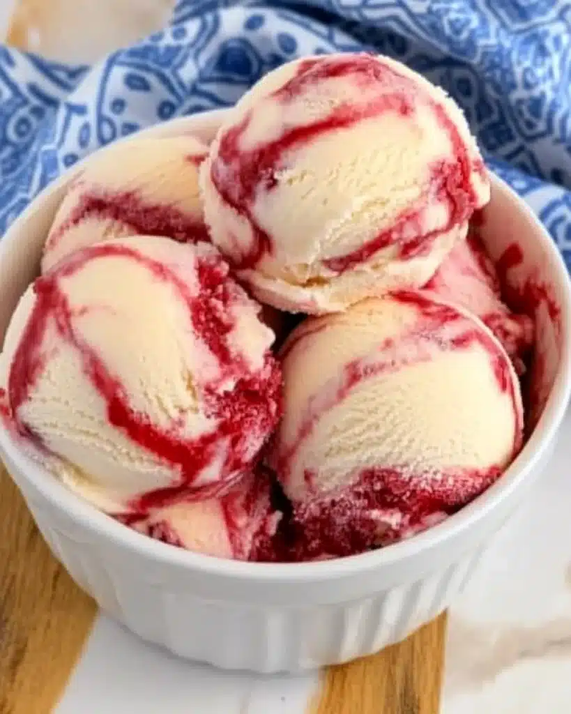 Strawberry Cheesecake Ice Cream Recipe