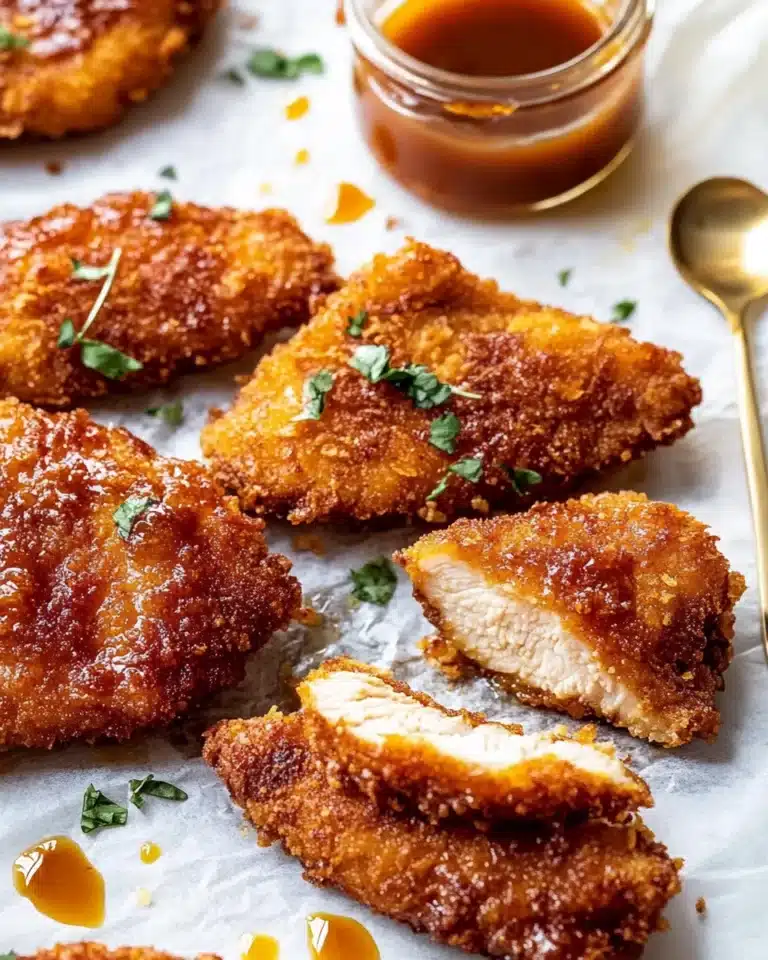Baked Crunchy Hot Honey Chicken Recipe