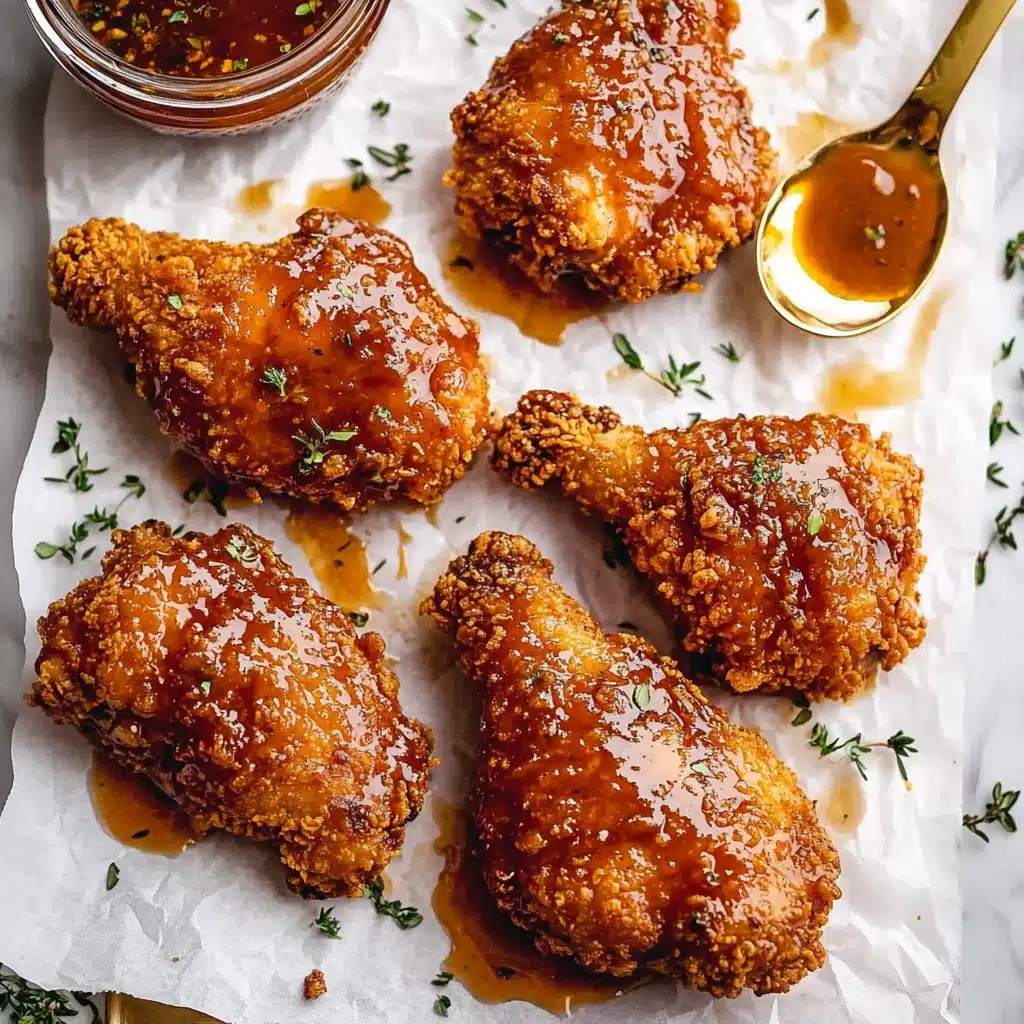 Baked Crunchy Hot Honey Chicken Recipe - Recipe Image