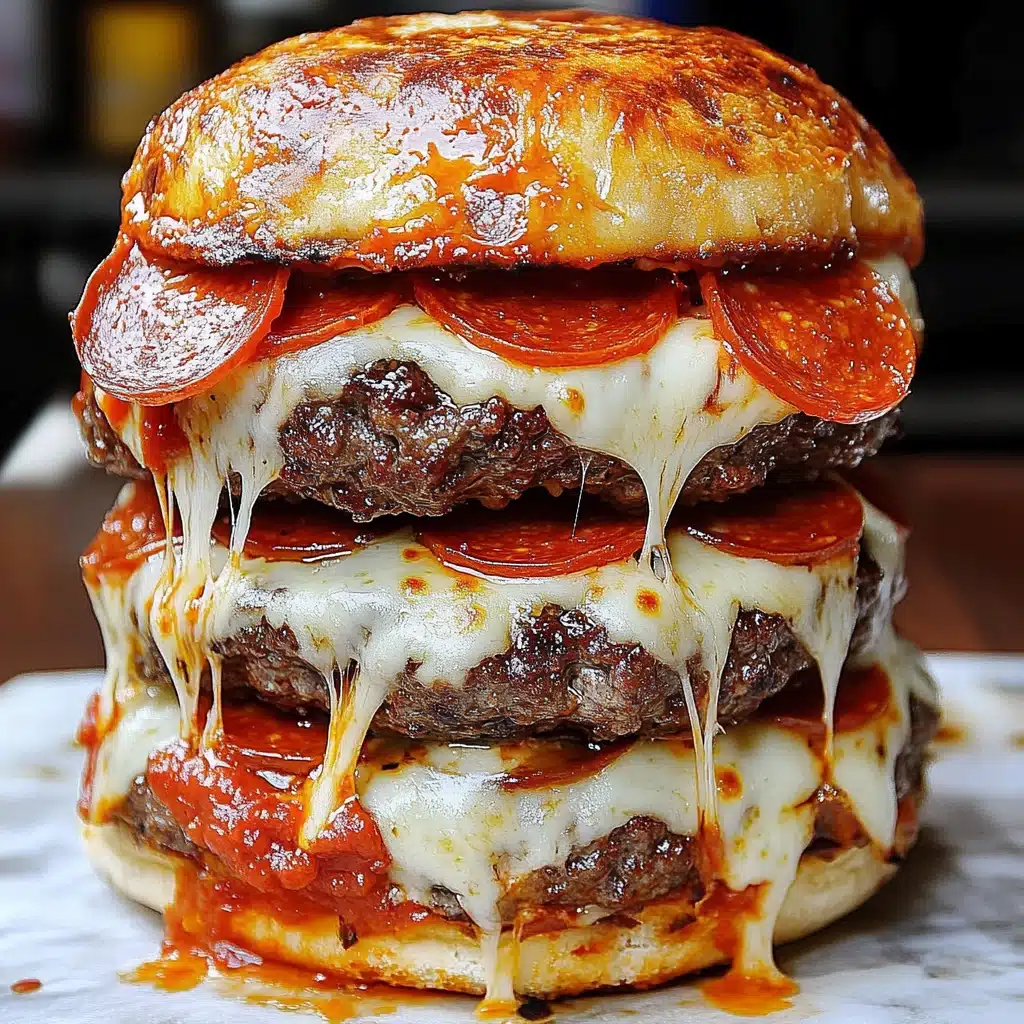 Pizza Burgers Recipe - Recipe Image