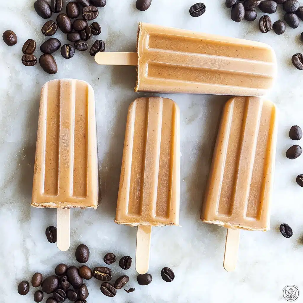 Creamy Paleo Coffee Popsicles Recipe - Recipe Image