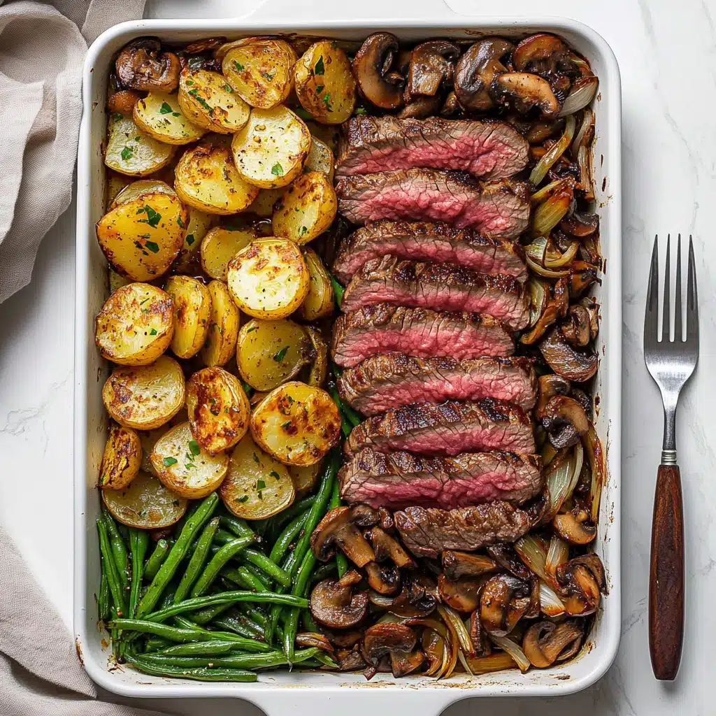 Sheet Pan Steak and Veggies Recipe - Recipe Image