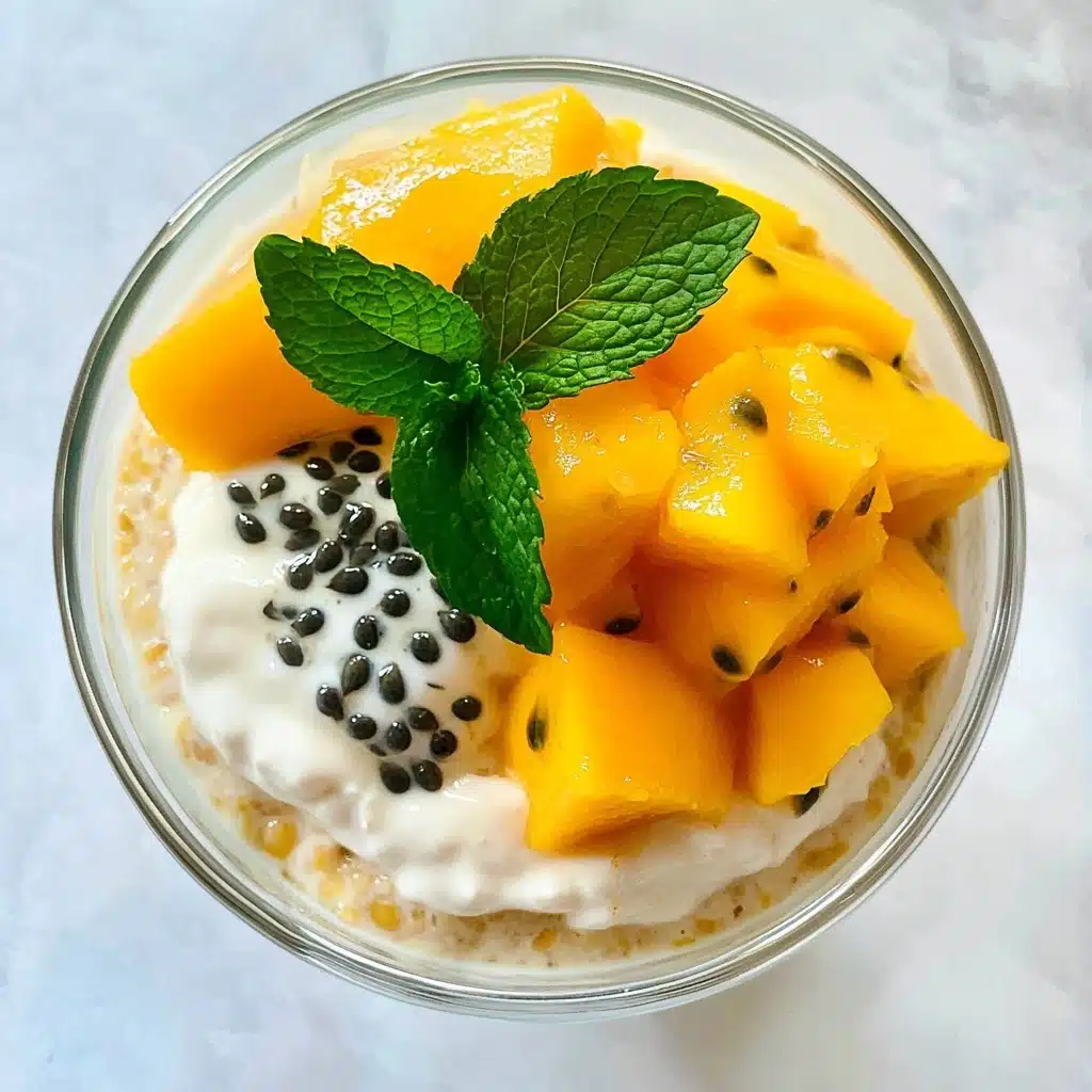 Mango Passionfruit Chia Pudding Recipe - Recipe Image