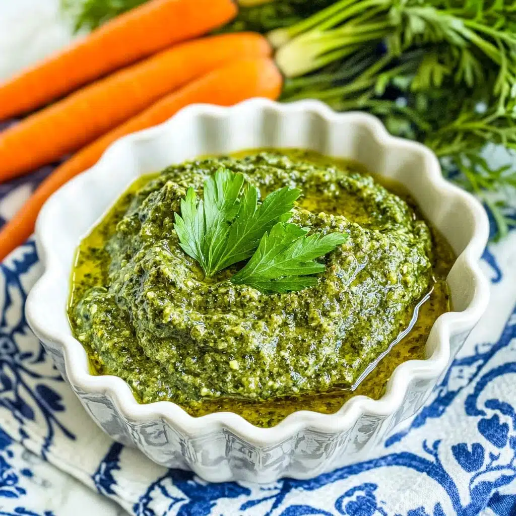 Carrot Top Pesto Recipe - Recipe Image