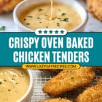 Crispy Oven Baked Chicken Tenders Recipe