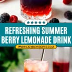 Summer Berry Lemonade Refresher Recipe
