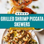 Grilled Shrimp Piccata Skewers Recipe