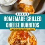 Copycat Taco Bell Grilled Cheese Burritos Recipe
