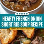 French Onion Beef Short Rib Soup Recipe